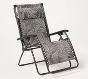 Bliss Hammocks 30" Wide XL Zero Gravity Chair w/ Canopy & Pillow - Senior.com Outdoor Chairs