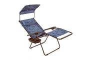 Bliss 31" Wide Gravity Free Recliner w/ Canopy, Pillow, & Drink Tray - Senior.com Outdoor Chairs