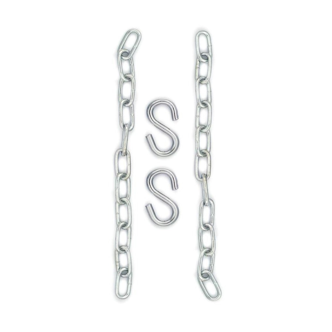 Bliss Hammocks Set of (2) 18-in Metal Chains & (2) Metal S Hooks - Senior.com Hammock Hanging Hardware