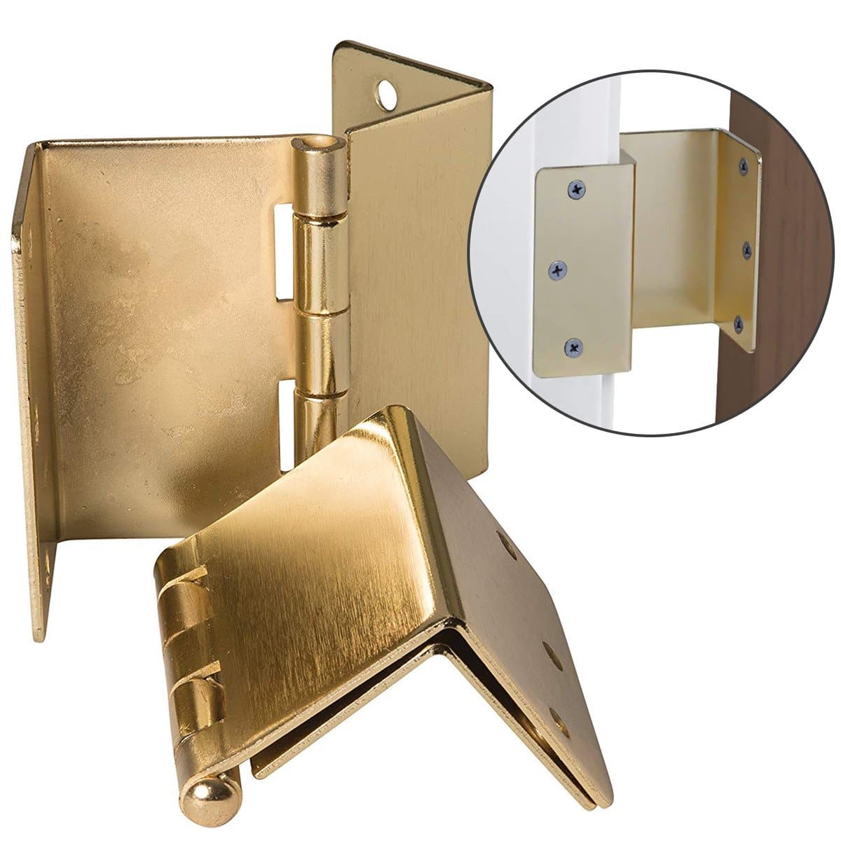 HealthSmart Expandable Door Hinges - Allows Up to 2 Extra Inches For Mobility Accessibility - Senior.com Door Hinges