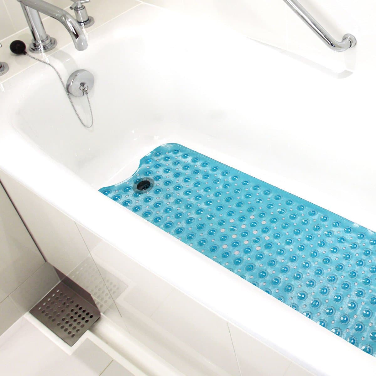 HealthSmart No-Skid Bath & Shower Mats - 16" x 40" - Senior.com Shower Mats