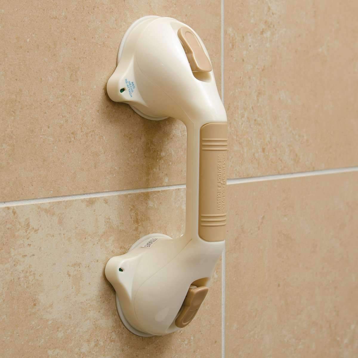 HealthSmart Suction Cup Grab Bars with GermFree Protection