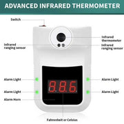 K3 Non-Contact Hands-Free Infrared Wall Digital Thermometer w/ Alarm - Senior.com Infrared Thermometers