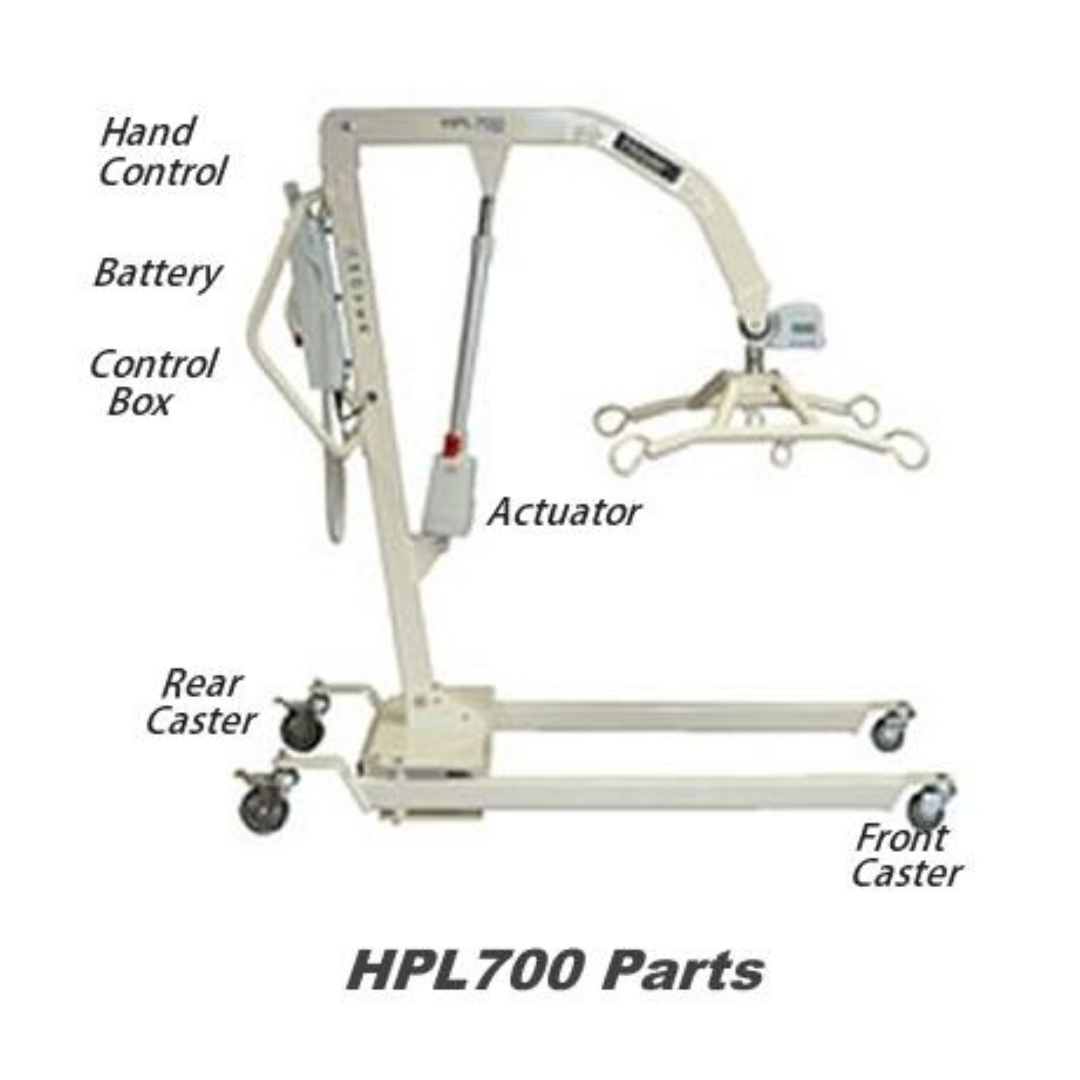 Joerns Hoyer HPL700-S2 HD Bariatric Patient Lift With Power Base