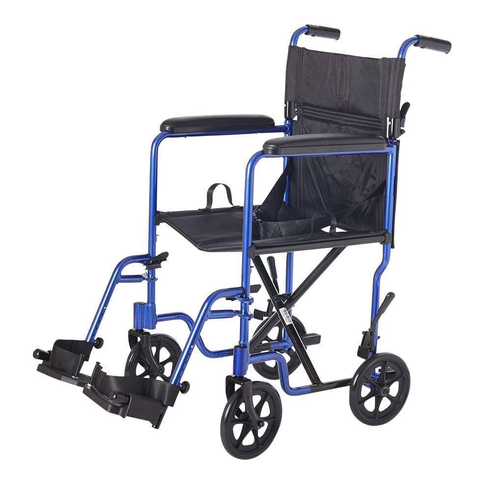 Lifestyle Mobility Aids 19" Aluminum Companion Transport Chair - Senior.com Transport Chairs