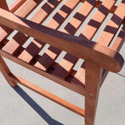 Vifah Malibu Outdoor 7-piece Wood Patio Dining Set with Extension Table - Senior.com Patio Furniture