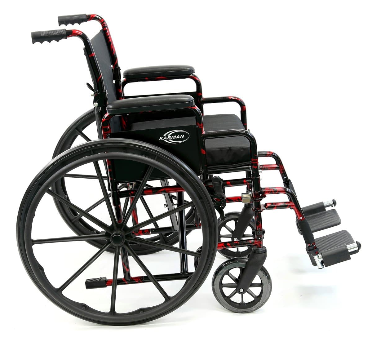 Karman Healthcare Red Streak Lightweight Wheelchair - LT-770Q