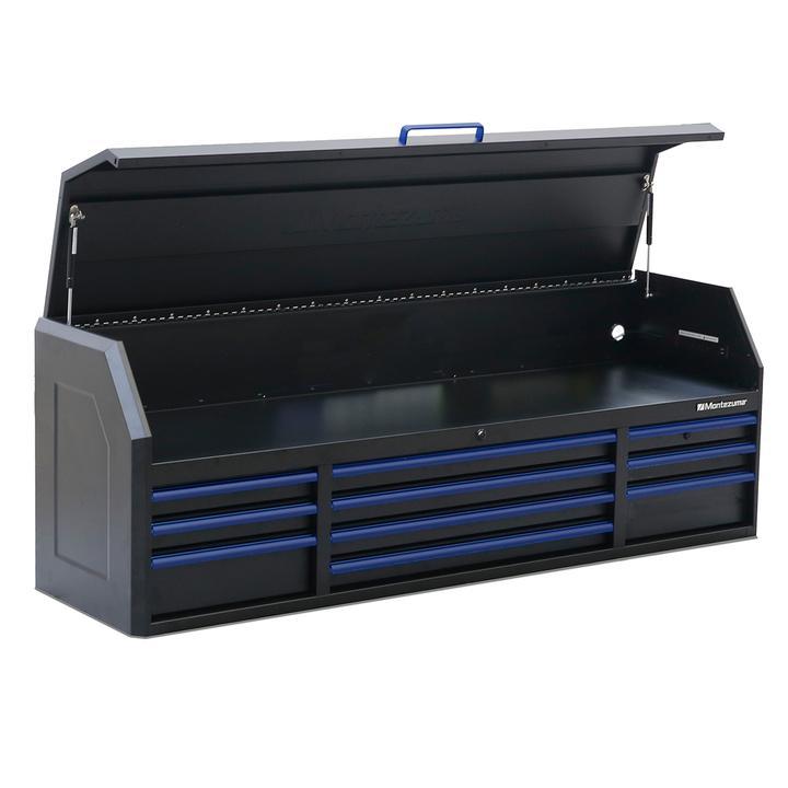 Montezuma 72 X 20 Inch Tool Box & Rolling Tool Cabinet With Multiple Power Outlets - Senior.com Tool Cabinets