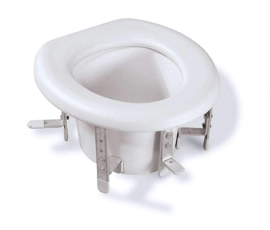 Medline Universal Raised Toilet Seat with Adjustable Brackets - Senior.com Raised Toilet Seats