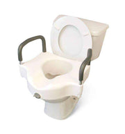 Medline Elevated Toilet Seat Risers - 5" Riser - Senior.com Raised Toilet Seats