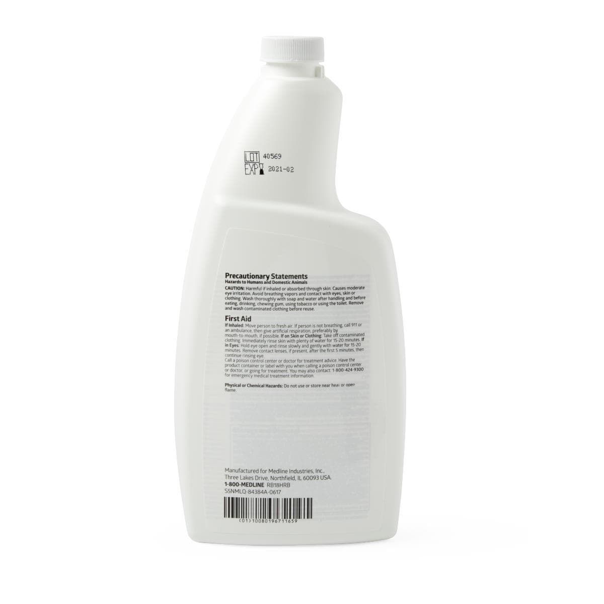 Medline Meritz Plus Hospital Grade Disinfectant Spray - 32 Oz Bottle - Senior.com Disinfectants