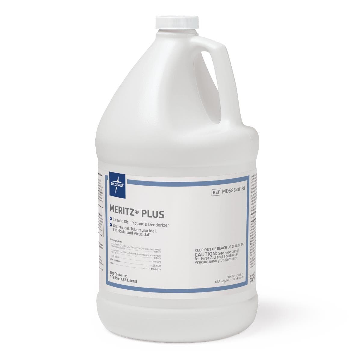 Medline Meritz Plus Disinfectant Cleaner - 1 Gallon - Senior.com Disinfectants