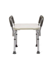Medline Lightweight Tool-Free Knockdown Bath Benches with Padded Arms - Senior.com Bath Benches & Seats