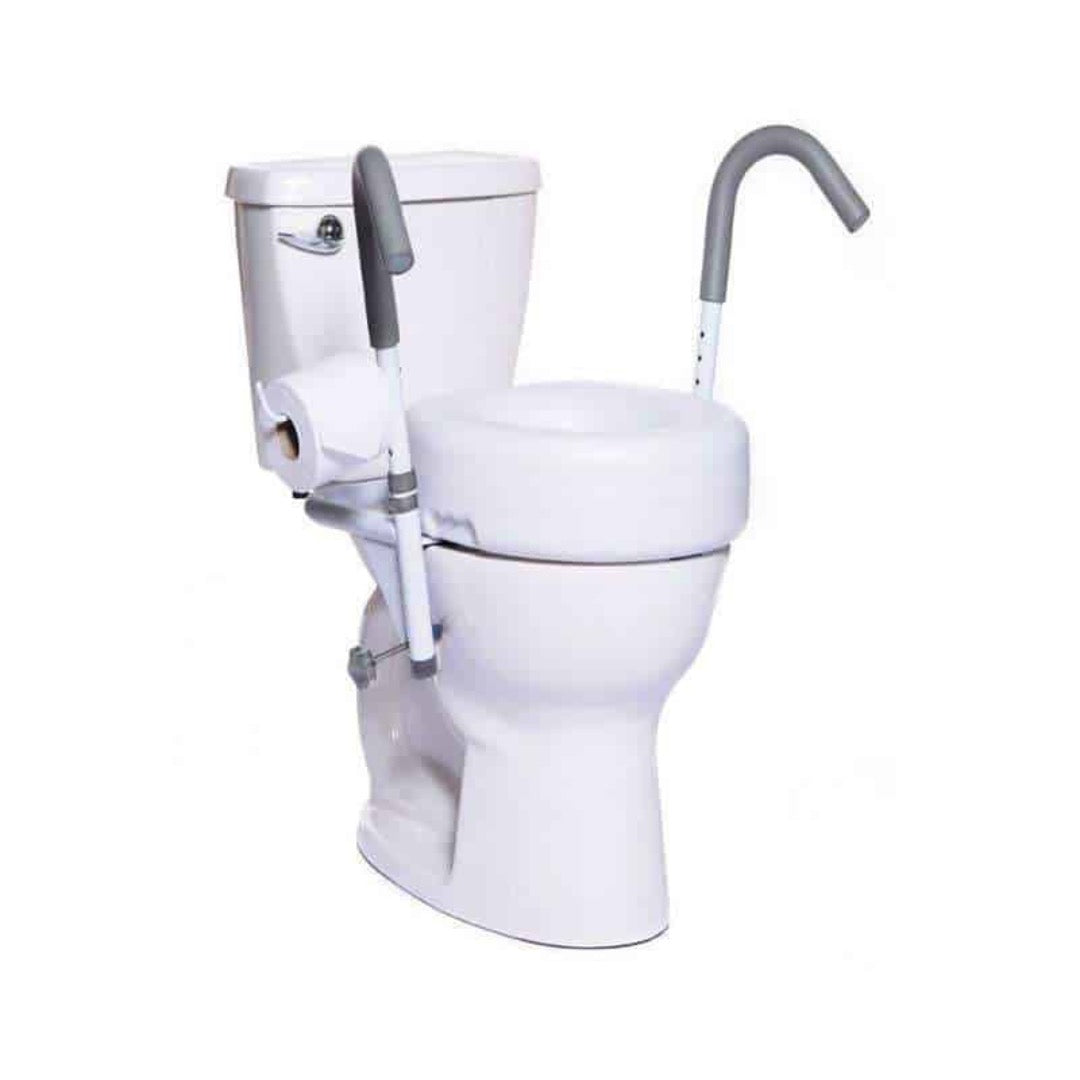MOBB Healthcare Ultimate 5" Raised Toilet Seat and Safety Frame Combo Package - Senior.com Grab Bars & Safety Rails