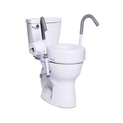 MOBB Healthcare Ultimate 5" Raised Toilet Seat and Safety Frame Combo Package - Senior.com Grab Bars & Safety Rails