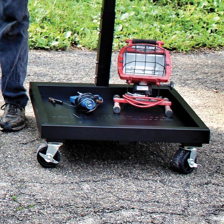 Montezuma 3-Tier Steel Mobile Tool Cart with Revolving Top - Senior.com Utility Carts