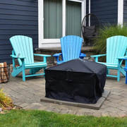 Blue Sky Protective Cover For The Square Mammoth Fire Pit - Senior.com Fire Pit Covers