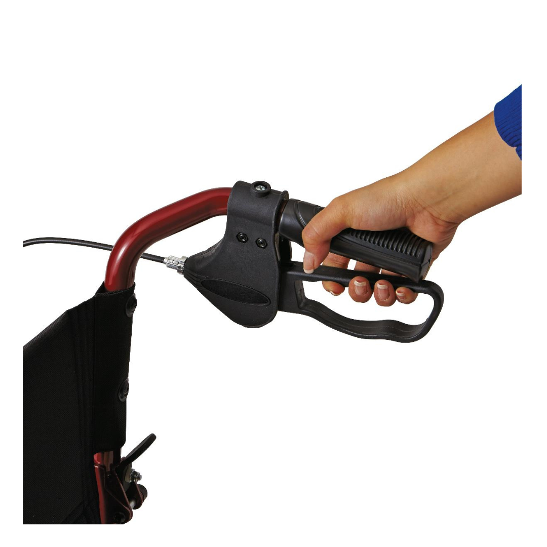 Medline Basic Aluminum Transport Chair with 12" Wheels - Senior.com Transport Chairs