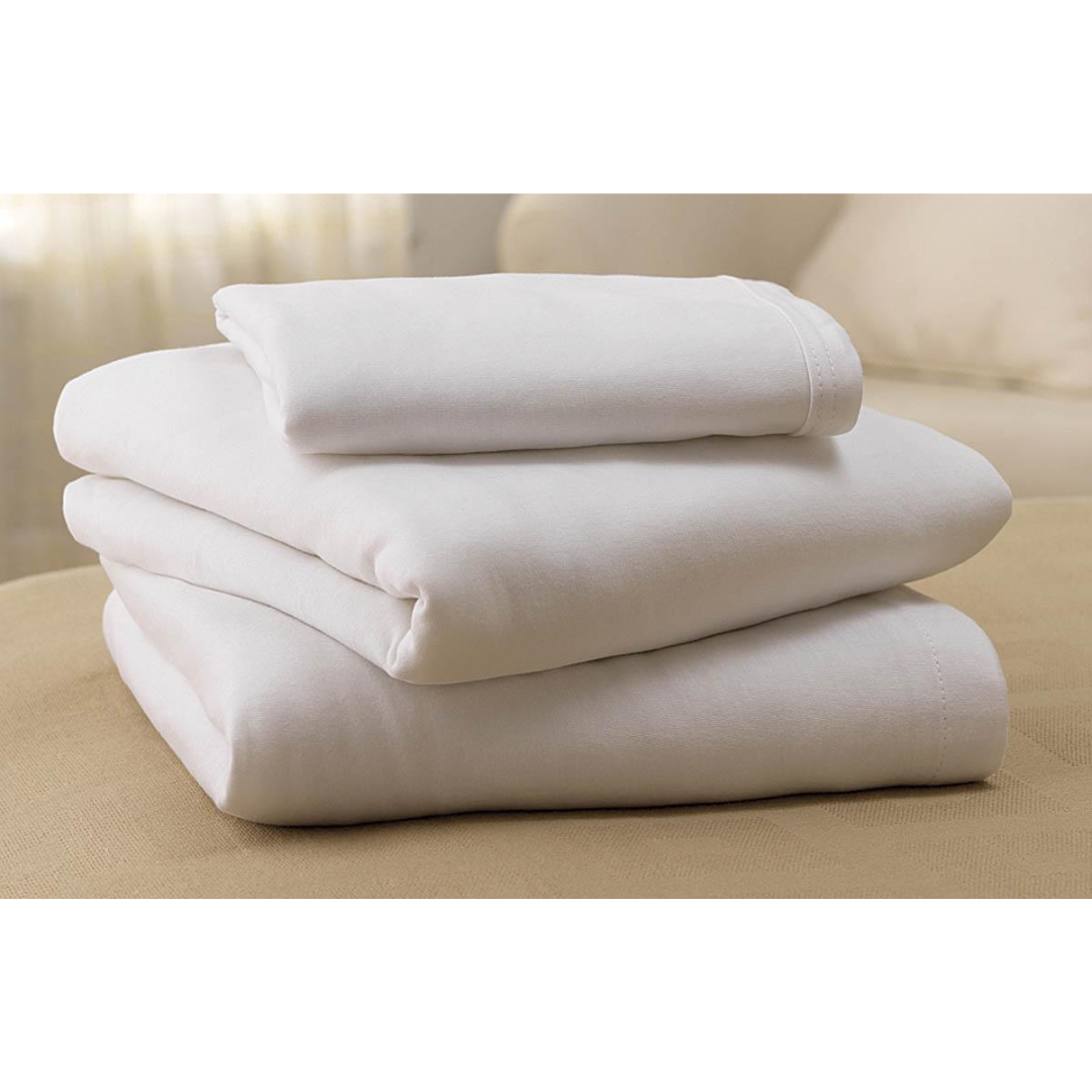 Medline Soft-Fit Knitted Contour Bed Sheets - Pack of 12 - Senior.com bed sheets