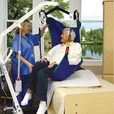 Medline Bariatric Low Profile Electric Patient Lift with Dual Battery System - Senior.com Patient Lifts