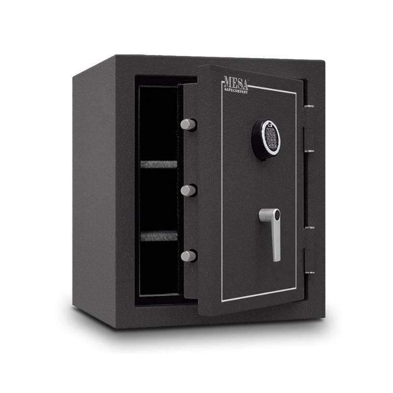 Mesa Safe Company Burglary and Fire Safe with Electronic Lock - Hammered Gray - Senior.com Security Safes
