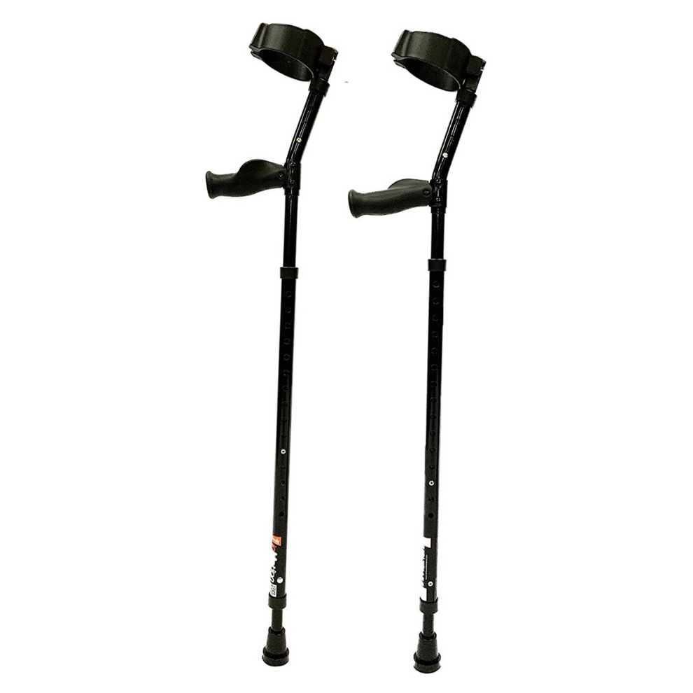 In-Motion forearm crutches with spring assist