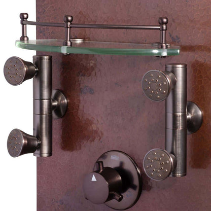 Pulse ShowerSpas Mojave Panel with 8" Rain Showerhead & 8 Body Spray Jets - Senior.com Shower Systems
