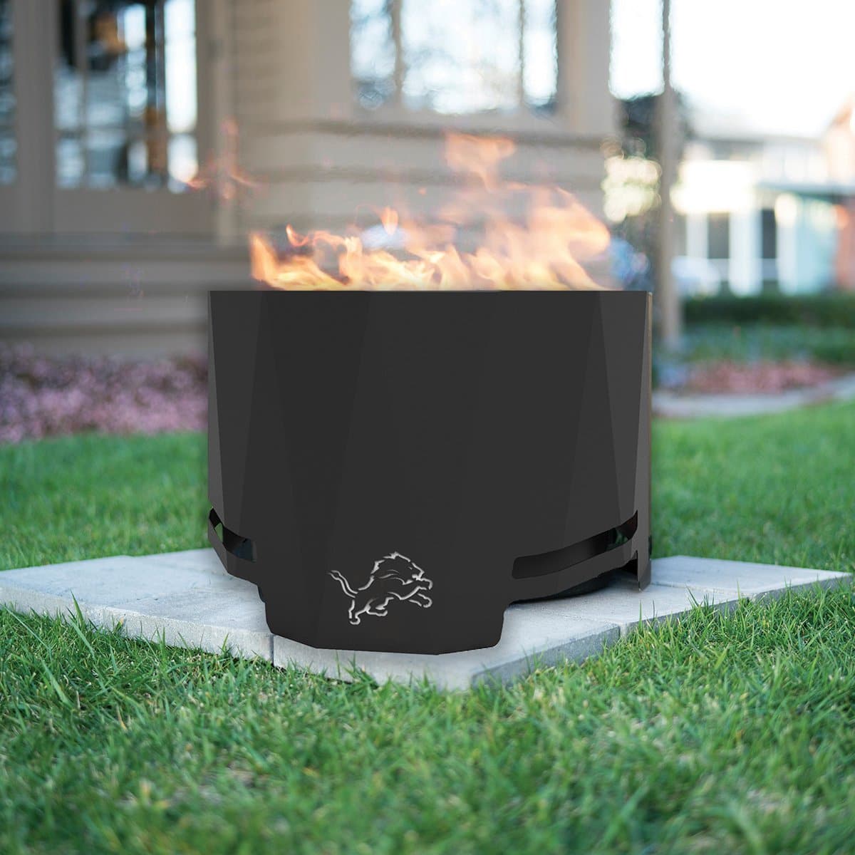Blue Sky Outdoor Fire Pits - NLF Football Licensed Detroit Lions - Senior.com Fire Pits