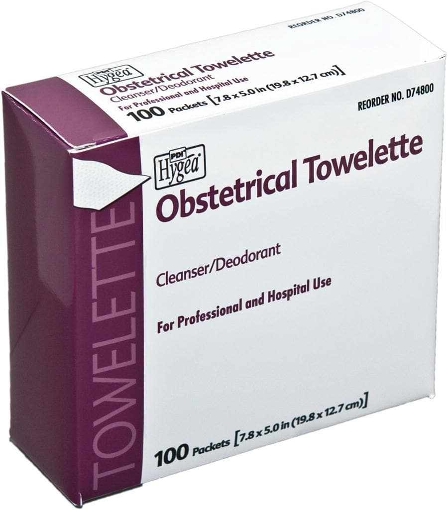PDI Hygea Obstetrical Personal Cleansing Towelettes - Senior.com Cleansing Wipes