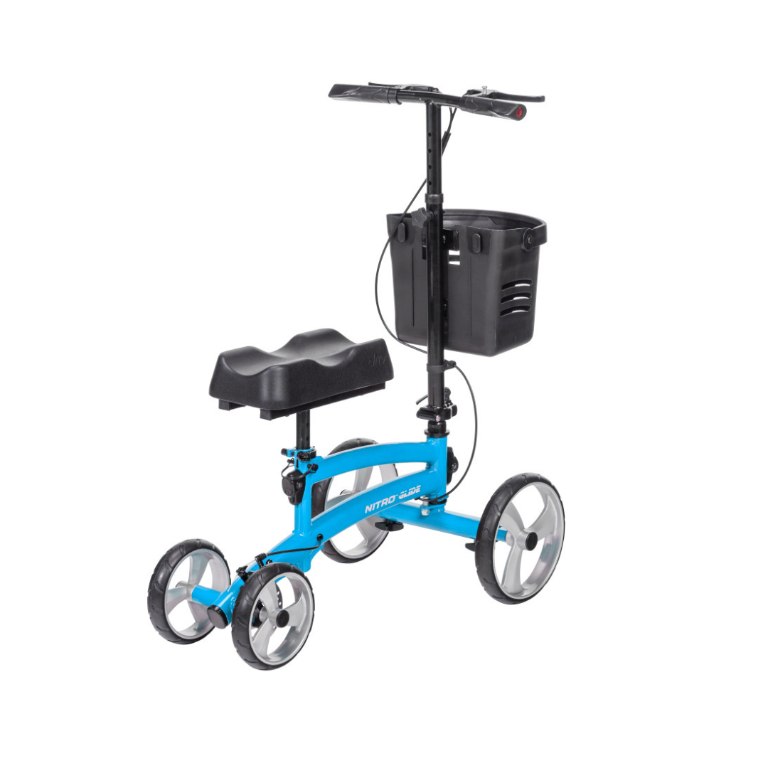 Drive Medical Nitro™ Glide Knee Walker Folding & Lightweight Design