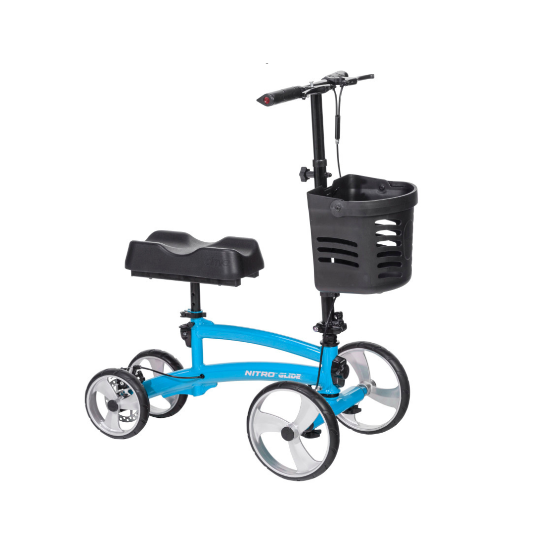 Drive Medical Nitro™ Glide Knee Walker Folding & Lightweight Design