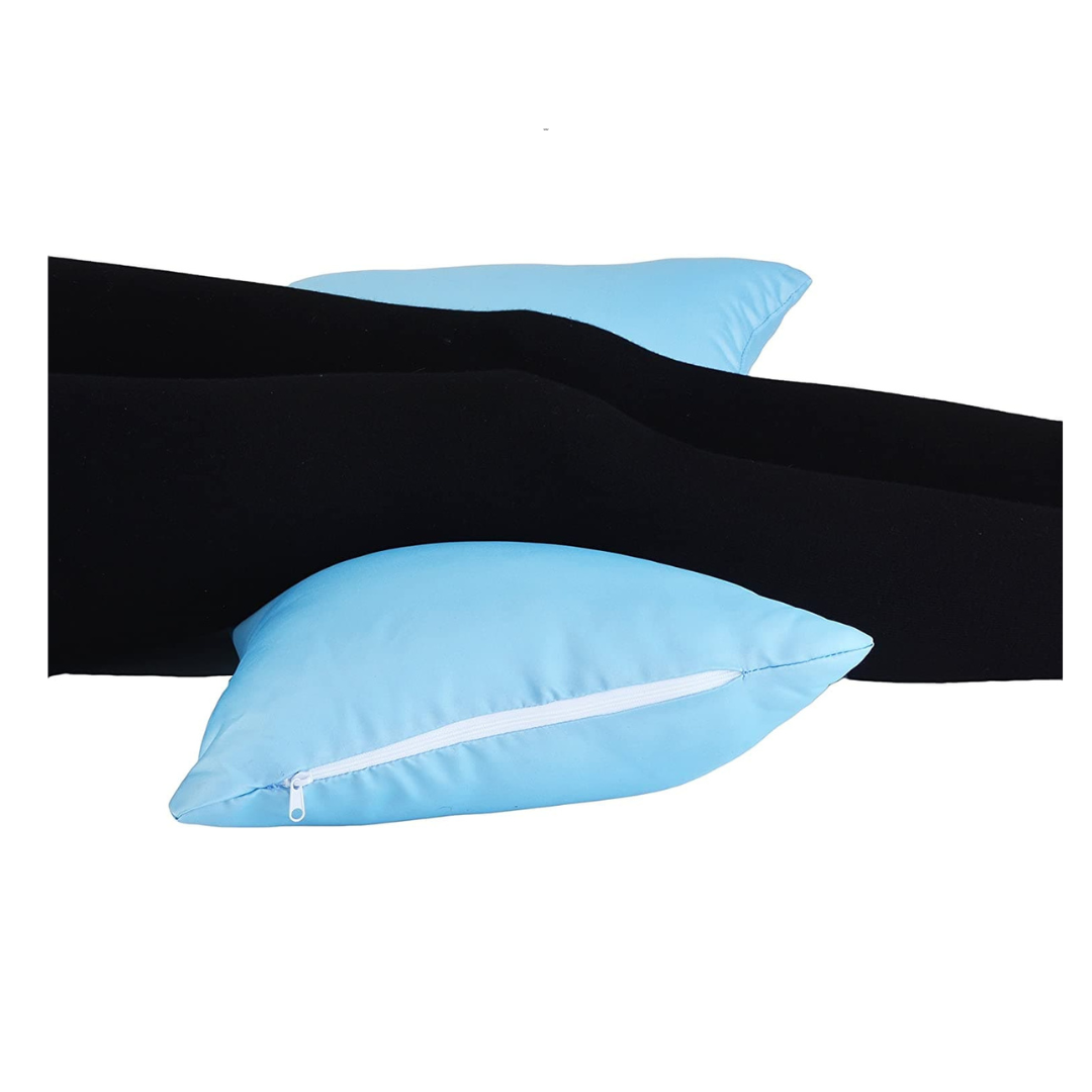 Nova Medical Butterfly Shaped Head & Neck Pillow with Removable Light Blue Satin Cover - Senior.com Cervical Pillows