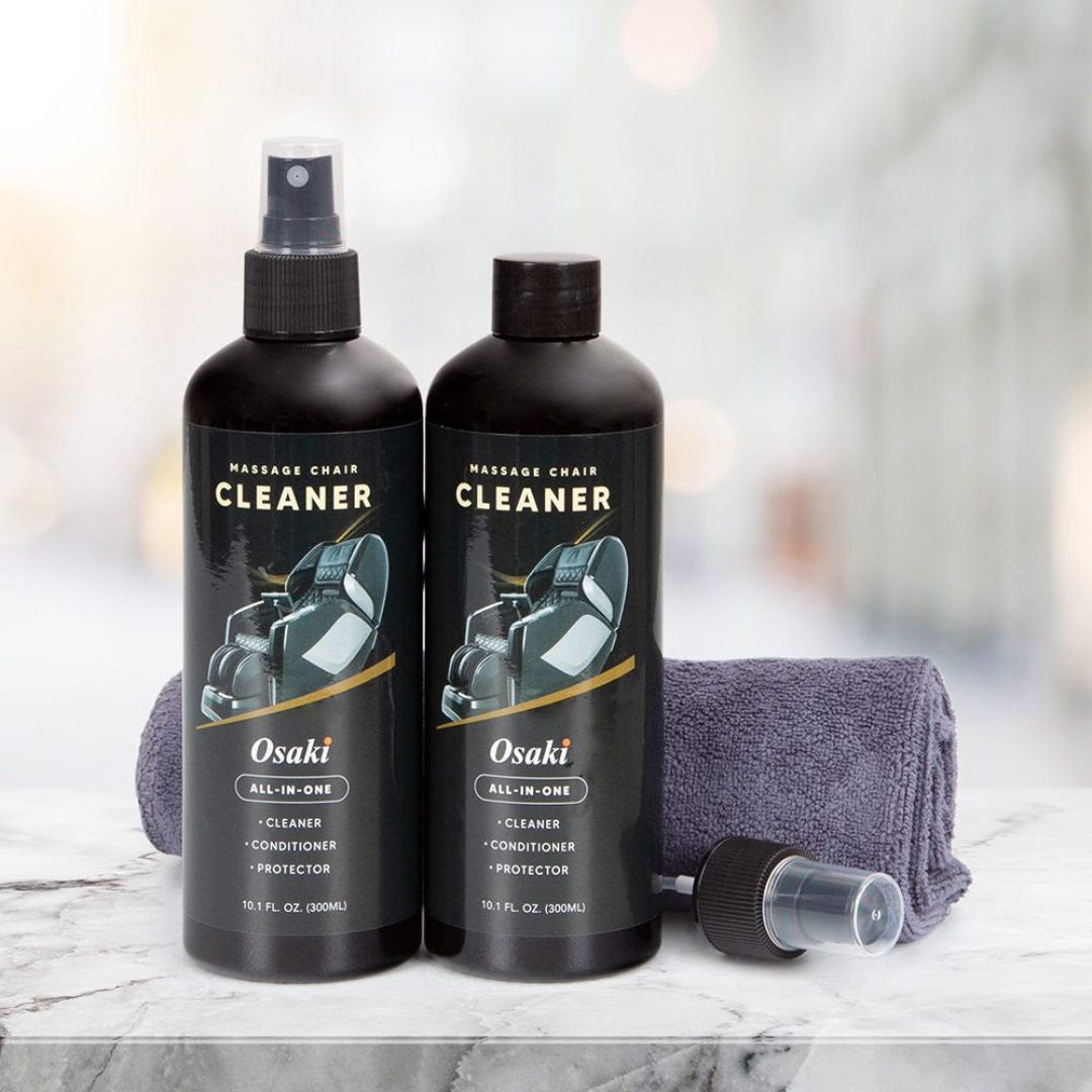 Osaki Massage Chair Cleaning Kit - Cleaner, Conditioner & Protector - Senior.com Massage Chair Cleaners