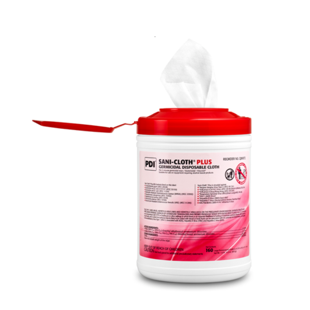PDI Sani-Cloth Plus Germicidal Disposable Disinfectant Cloths - Large Tub - Senior.com Disinfectants
