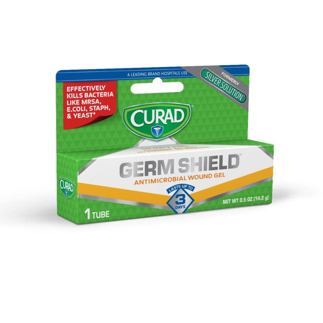 Medline Curad Germ Shield Silver Solution Would Care Gel - Senior.com Wound Care Gel