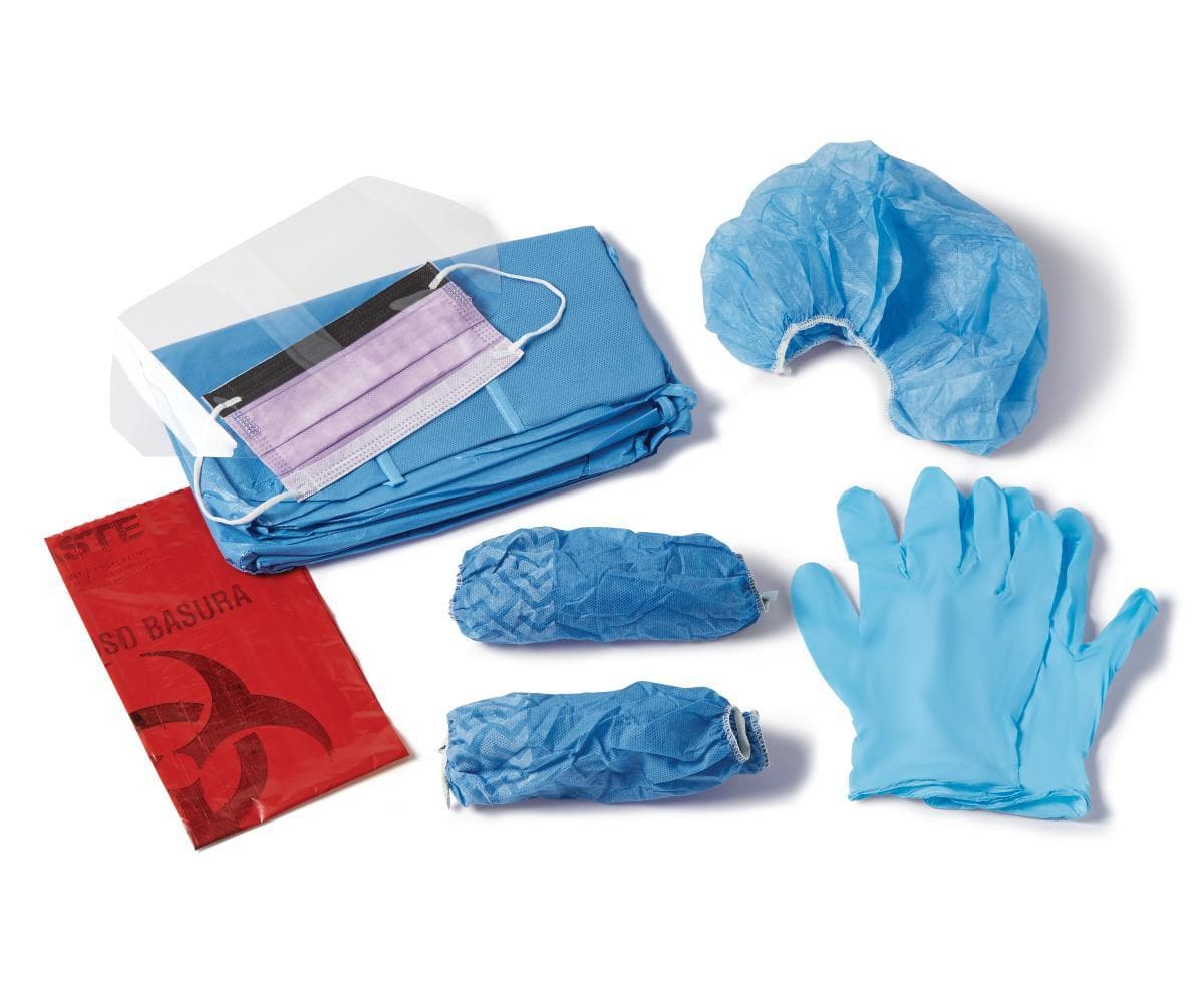Medline Employee Protection Kits with Eye Shield - Senior.com PPE Kits