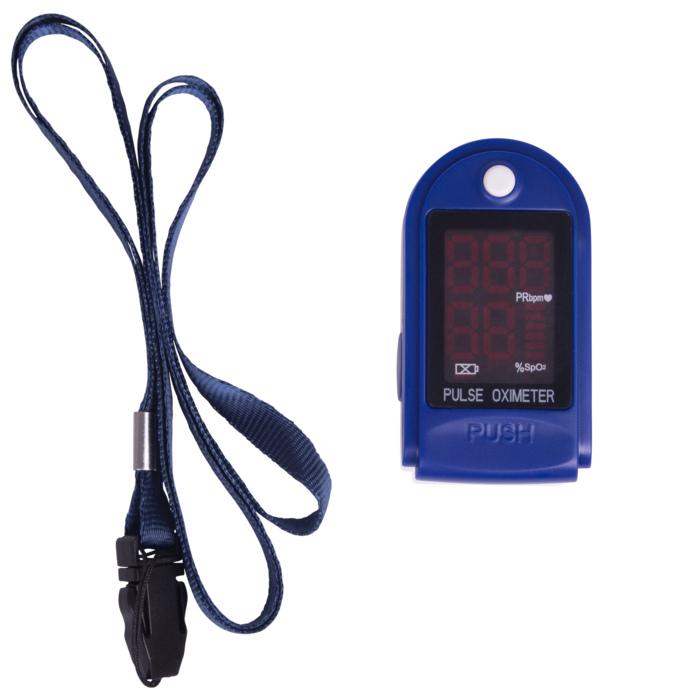 Roscoe OTC Fingertip Pulse Oximeter with Lanyard - Senior.com Fingertip Pulse Oximeters
