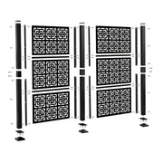 Blue Sky Outdoor 10-Piece Privacy Screen Kits - For Outdoor or Indoor Use - Senior.com Privacy Screens