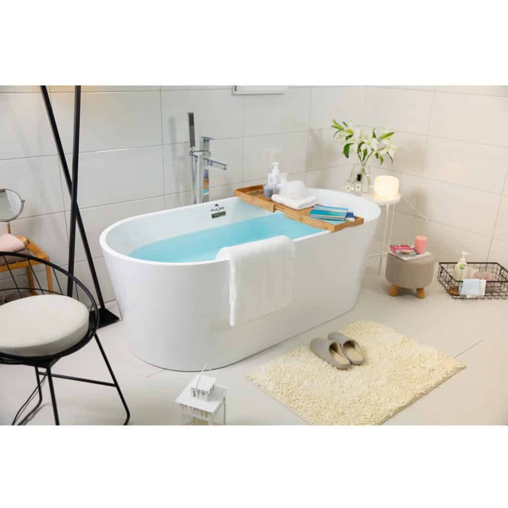 Pulse ShowerSpas 67" Acrylic Freestanding Soaking Bathtub - Senior.com Stand alone Tubs