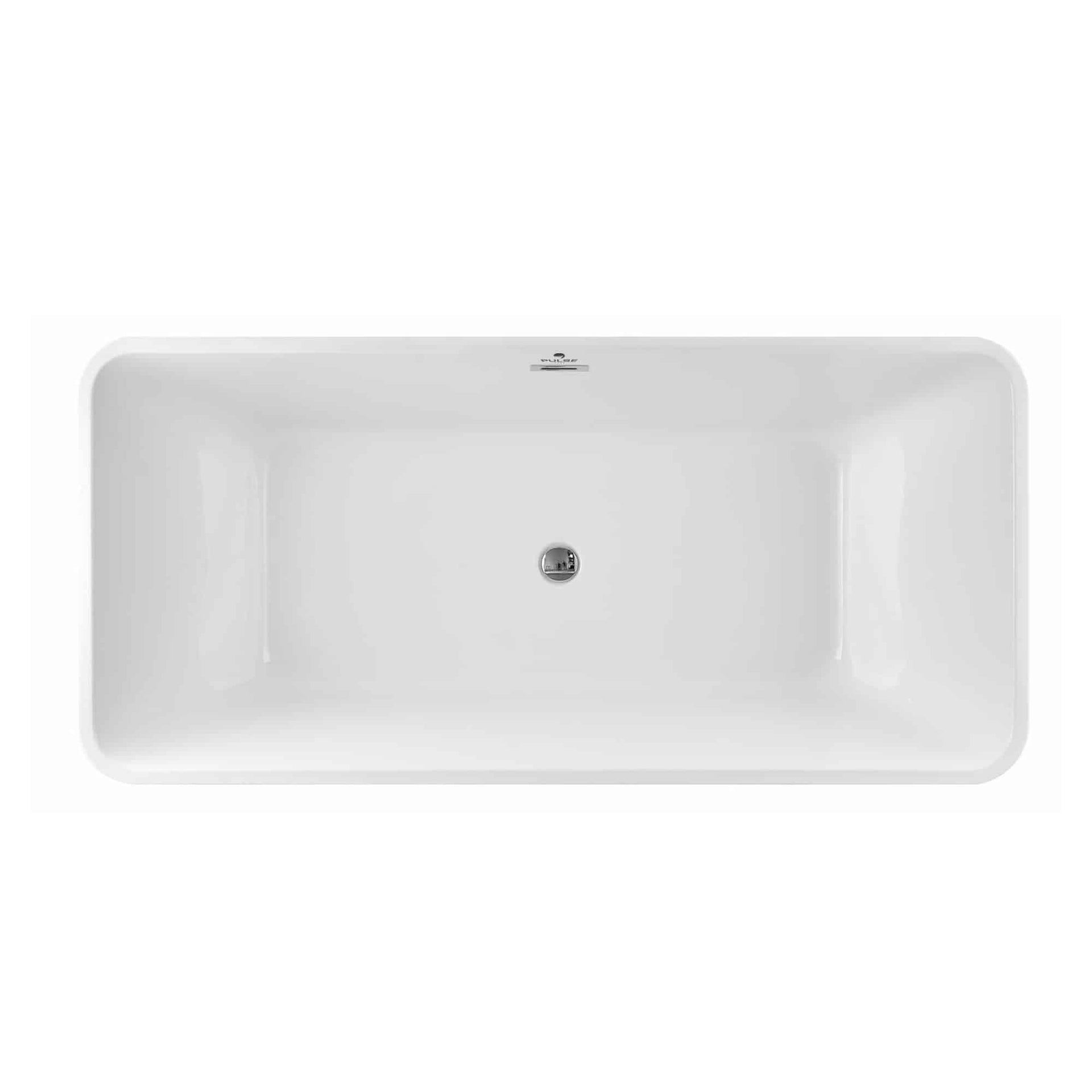 Pulse ShowerSpas 67" Acrylic Freestanding Soaking Bathtub Tilt Design - Glossy White - Senior.com Stand alone Tubs