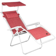 Bliss Hammocks 28" Wide Zero Gravity Chair w/ Canopy & Pillow - Senior.com Outdoor Chairs