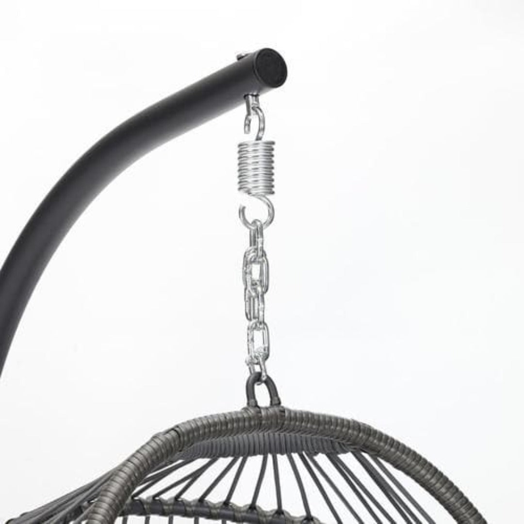 Bliss Hammocks Collapsible Hanging Egg Chair with Stand - Senior.com Hanging Chairs