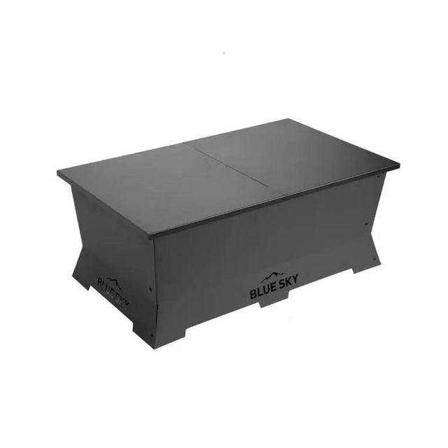 Blue Sky Outdoor Rectangle Peak Fire Pit Lid Steel Lid Top