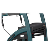 Rollz Motion Performance Lightweight Hybrid Transport Chair Rollator - Jungle Green - Senior.com Hybrid Transport Chair/Rollators