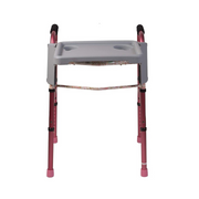DMI Universal Folding Walker Tray with Two Cup Holders - Senior.com Walker Trays