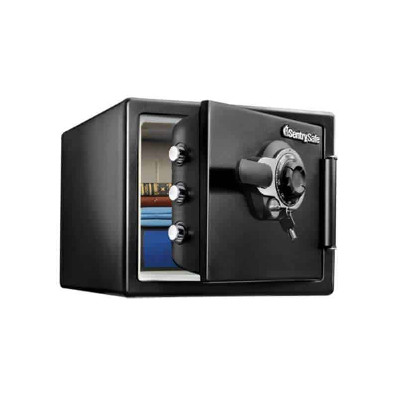 Sentry Safe Fire and Water Safe Large Combination and Key Safe - 0.8 Cubic Feet - Senior.com Security Safes