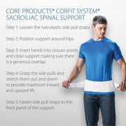 Core Products CorFit Sacroiliac Support - Senior.com Back Support