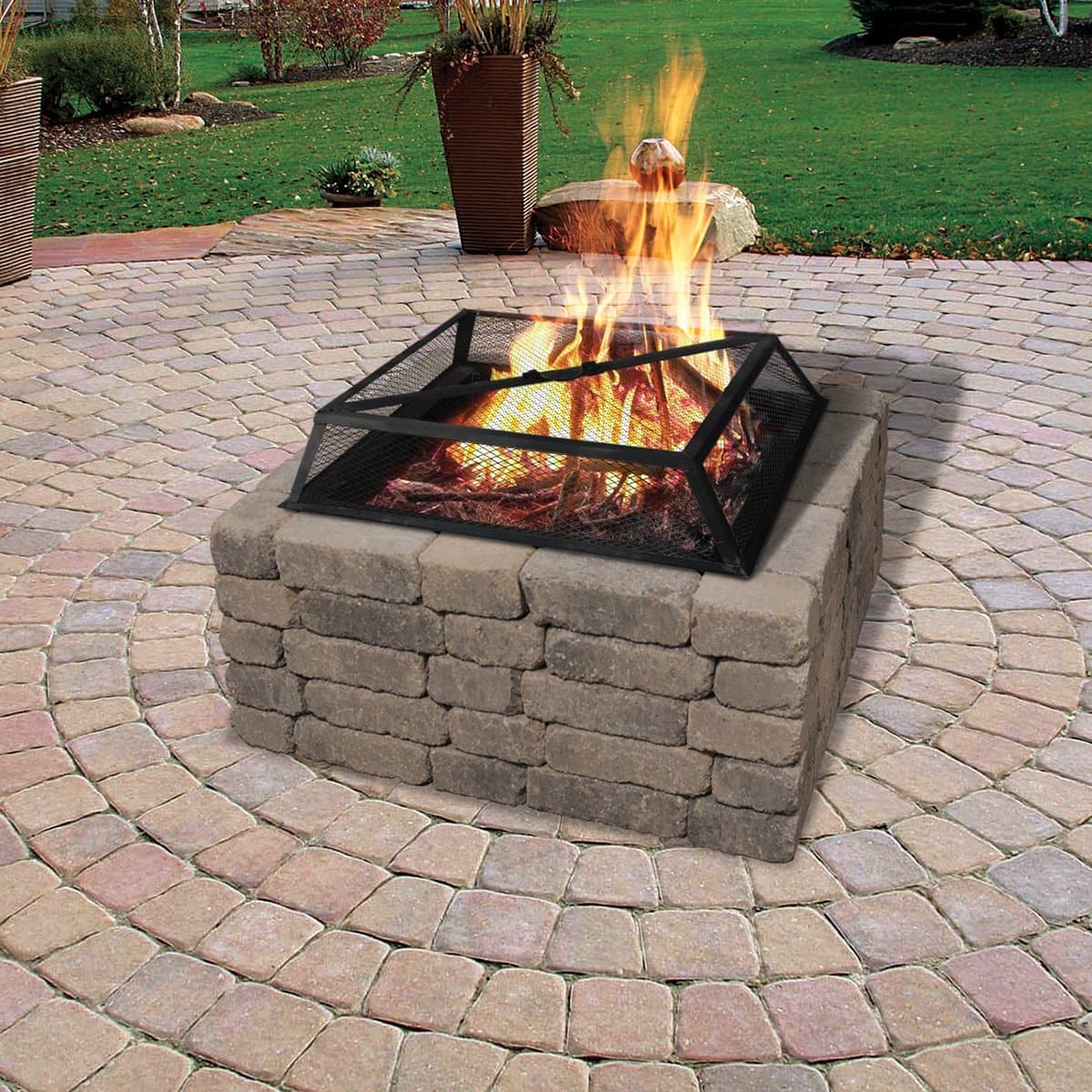 Blue Sky Outdoor Fire Ring Accessories - Senior.com Fire Pit Covers