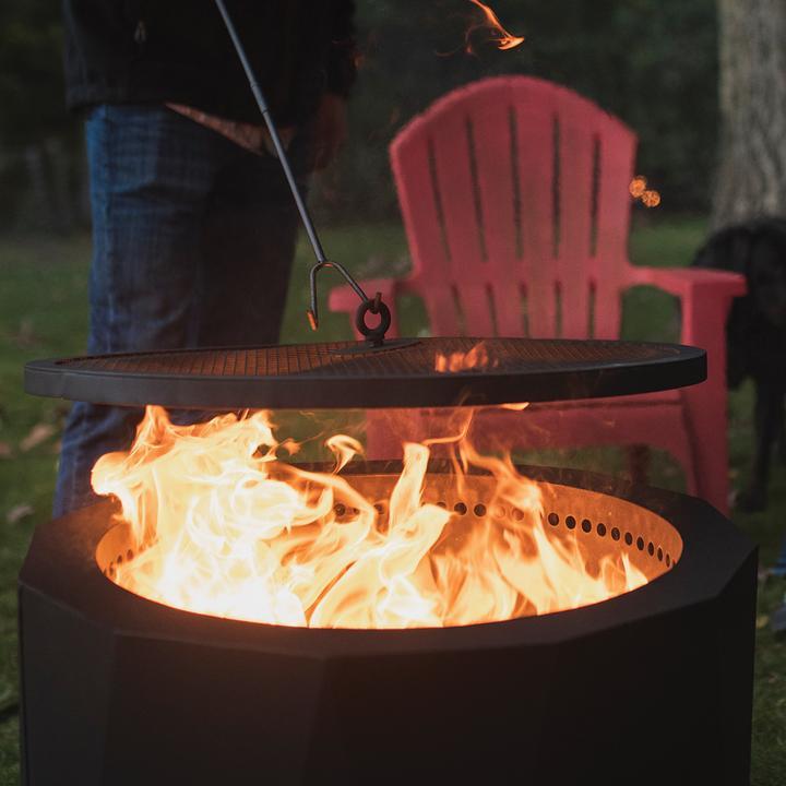 Blue Sky Spark Screen and Screen Lift For Fire Pits - 3 Sizes - Senior.com Fire Pit Accessories