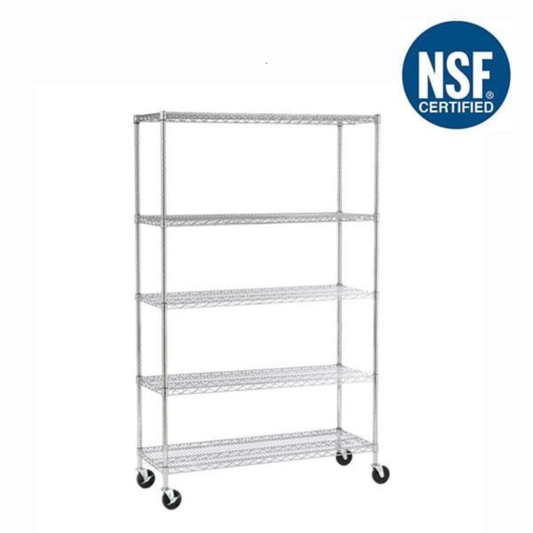SafeRacks 5-Tier Wire Shelving Storage Racks, Available Here – Senior.com